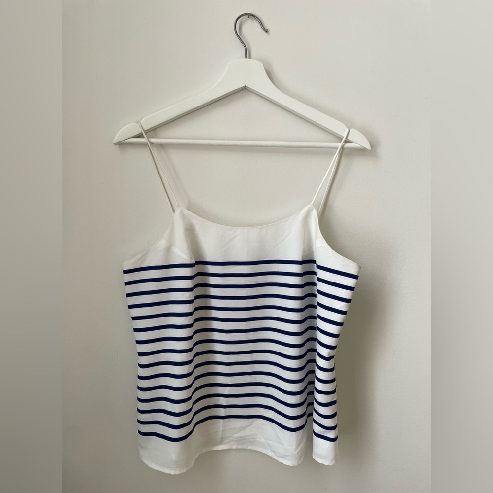 Banana Republic navy striped sailor tank